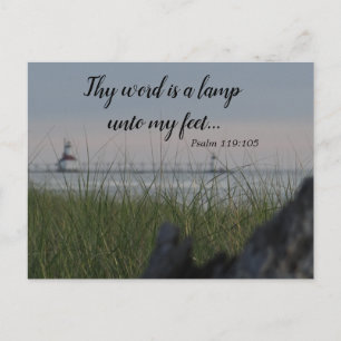 Thy Word Is A Lamp Unto My Feet Postcard