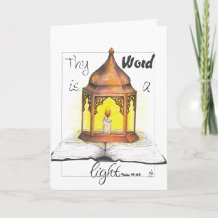 Thy Word is a Light  Card