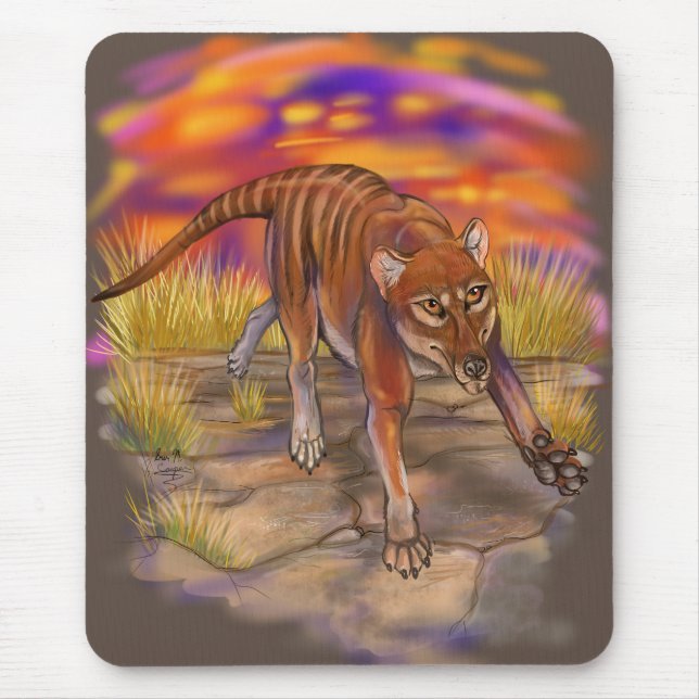 Thylacine Mouse Mat (Front)