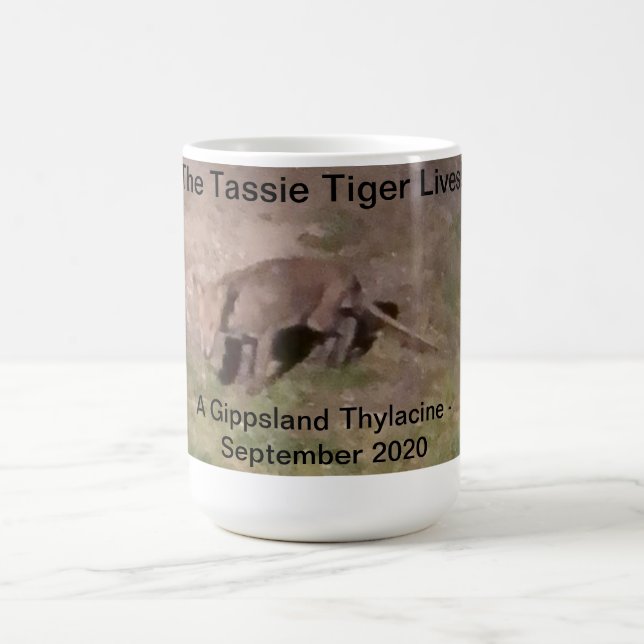 Thylacine Tasmanian Tiger Drink Mug (Center)