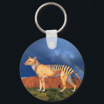 Thylacine (Tasmanian Tiger) Key Ring<br><div class="desc">Does the Tasmanian Tiger still exist? 20% of all proceeds go to helping animals!</div>