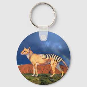 Thylacine (Tasmanian Tiger) Key Ring