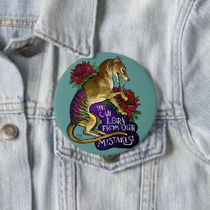 Thylacine We can Learn 10 Cm Round Badge