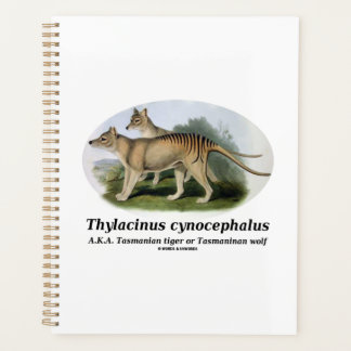Thylacinus cynocephalus (Tasmanian tiger or wolf) Planner