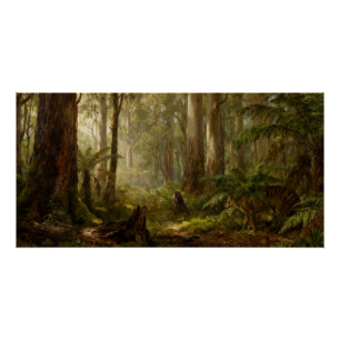 Thylacinus cynocephalus – Thylacine of Tasmania Poster