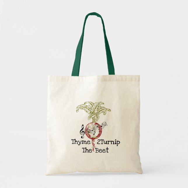Thyme 2Turnip The Beet Tote Bag (Front)