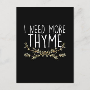 Thyme Herb Plant Postcard