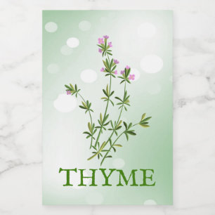 Thyme Herbs Label