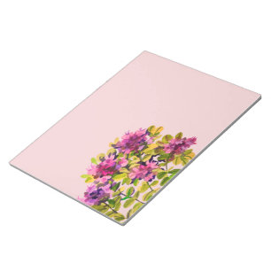 Thyme painted with watercolors  notepad