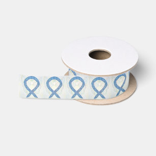 Thyroid Awareness Ribbon Angel Ribbon Satin Ribbon