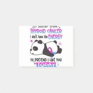 Thyroid Cancer Awareness Month Ribbon Gifts Post-it Notes