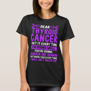 Thyroid Cancer Awareness  Thyroid Cancer Ribbon T-Shirt