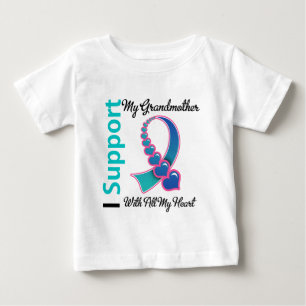 Thyroid Cancer I Support My Grandmother Baby T-Shirt