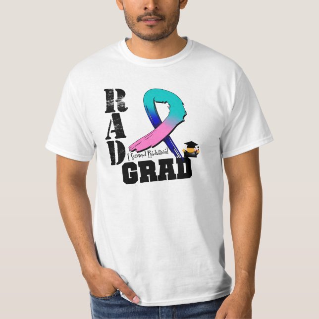Thyroid Cancer Radiation Therapy RAD Grad T-Shirt (Front)