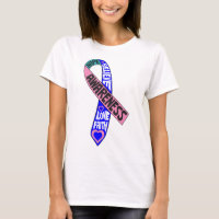 Thyroid Cancer Slogans Ribbon