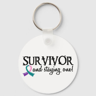 Thyroid Cancer Survivor 18 Key Ring
