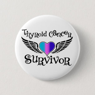 Thyroid Cancer Survivor 6 Cm Round Badge