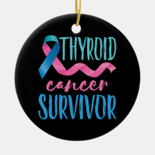Thyroid Cancer Survivor Ceramic Tree Decoration