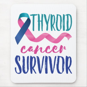 Thyroid Cancer Survivor Mouse Mat