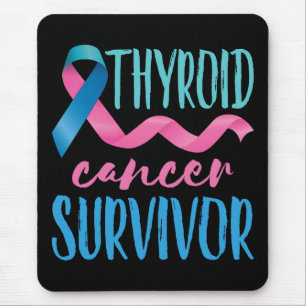 Thyroid Cancer Survivor Mouse Mat
