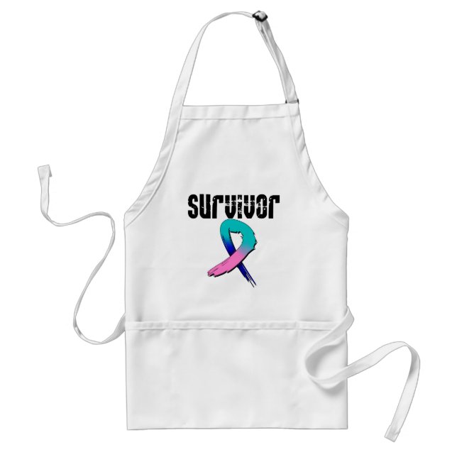 Thyroid Cancer SURVIVOR Standard Apron (Front)