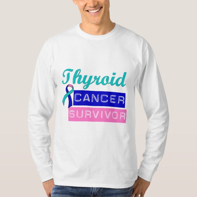Thyroid Cancer Survivor T-Shirt (Front)