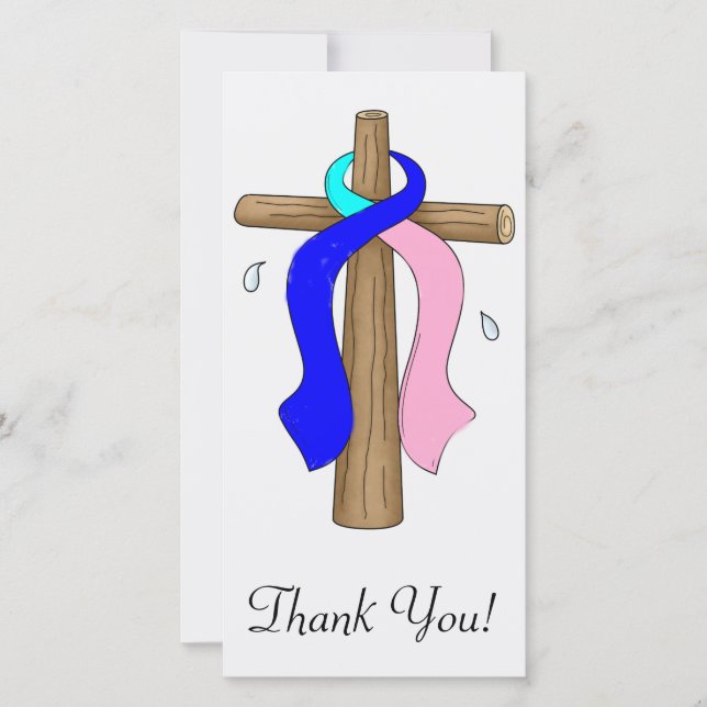 Thyroid Cancer Thank You Card (Front)