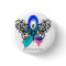Thyroid Cancer Tribal Butterfly Ribbon