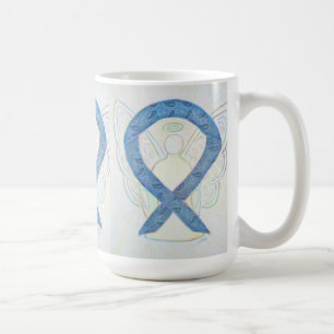Thyroid Disease Awareness Ribbon Angel Coffee Mug