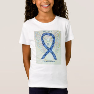 Thyroid Disease Awareness Ribbon Angel Shirt