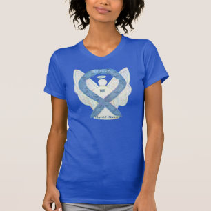 Thyroid Disease Awareness Ribbon Angel Shirt
