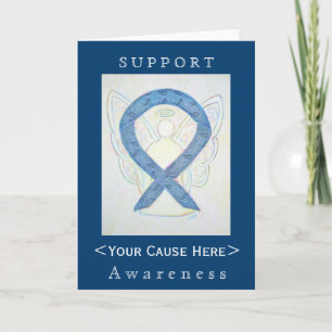 Thyroid Paisley Awareness Ribbon Customised Card