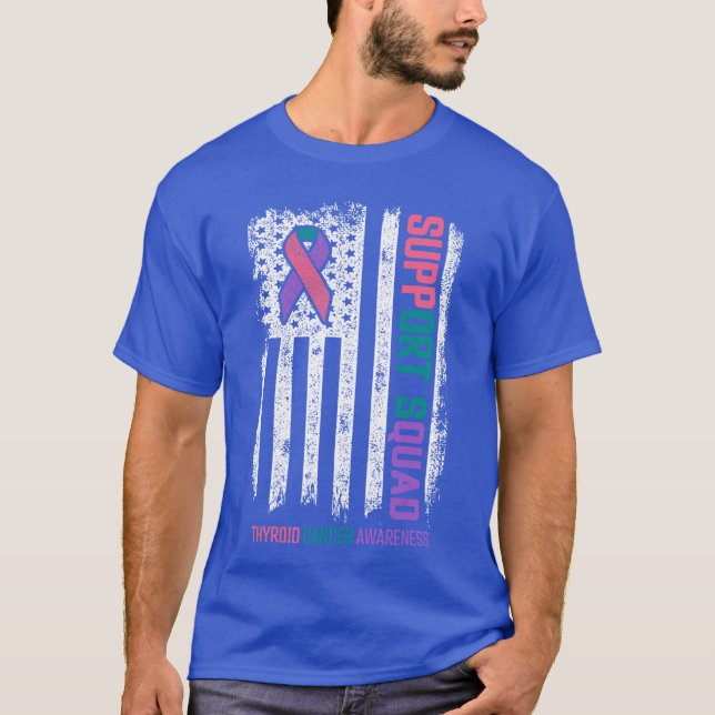 Thyroid Shirts Support Squad Thyroid Awareness (Front)