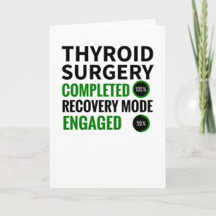 Thyroidectomy   Thyroid Surgery Recovery Gifts Card