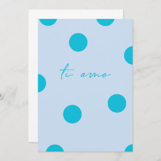 Ti amo flat Greeting Card