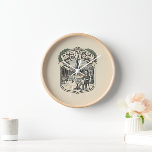 Ti piace l'aperitivo? Ringrazia Torino! - Vintage  Clock