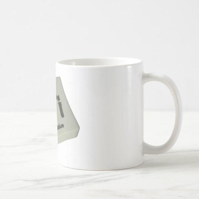 Ti Titanium Coffee Mug (Right)