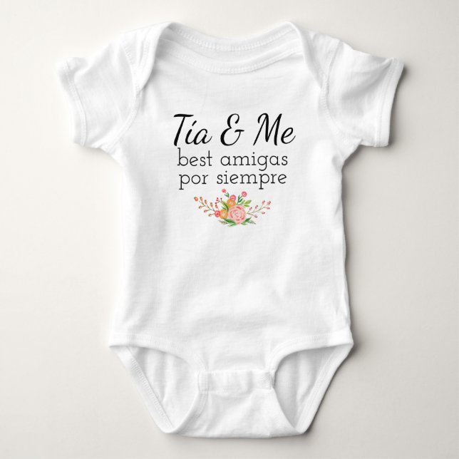 Tia and Me baby bodysuit (Front)