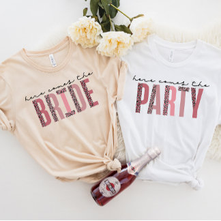 TIA Bridal Party Tee, Here Comes the Party T-Shirt