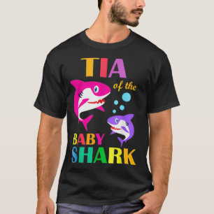 Tia Of The Baby Birthday Shark Tia Shark Mother's  T-Shirt