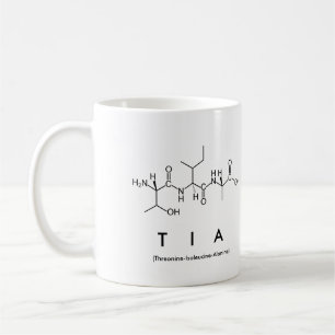 Tia peptide name mug
