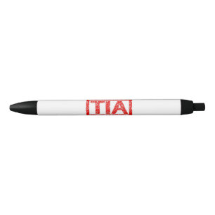 Tia Stamp Black Ink Pen