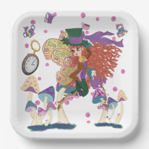 Tia the Tea Party Fairy Parody Paper Plate
