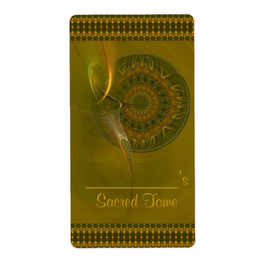 Tialtiu Harvest Goddess Abstract Art Shipping Label