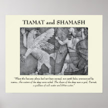 Tiamat and Shamash