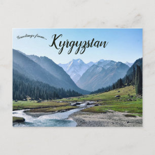 Tian Shan in Kyrgyzstan Postcard