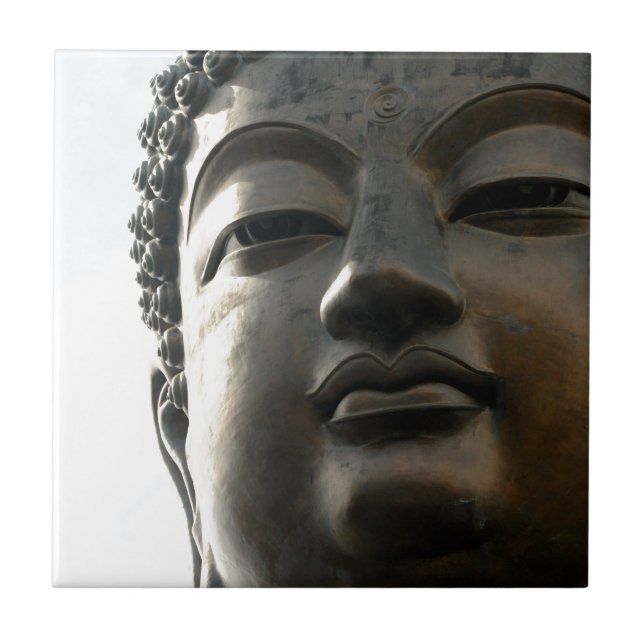 Tian Tan Buddha Face close up Tile (Front)