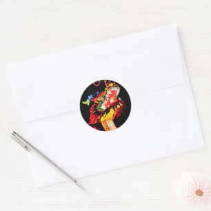 Tianlong Dragon Classic Round Sticker