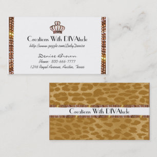 Tiara and Gems Business Cards