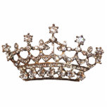 Tiara and Gems Sculpture Standing Photo Sculpture<br><div class="desc">Majestic Tiara Sculpture - Gem of a gift for any Diva!  These make fabulous awards,  party decor or cake tops!  Check out all tiara designs!</div>